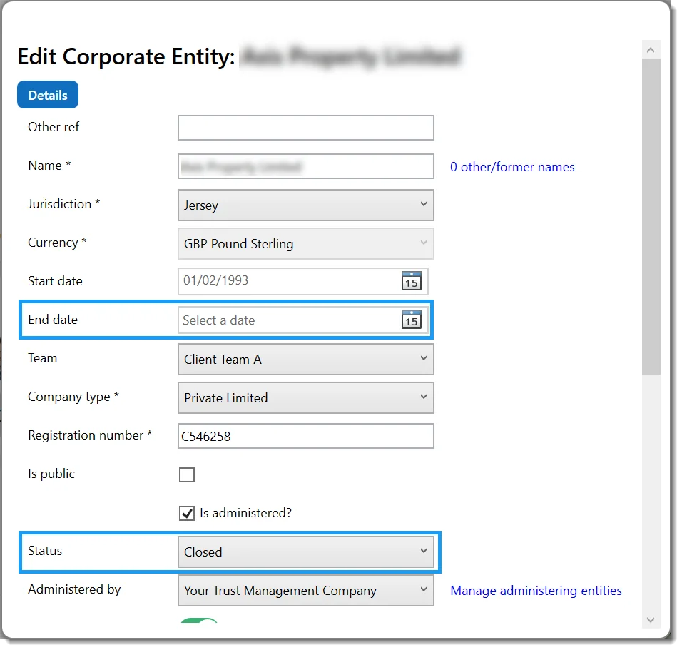 Archiving and deactivation