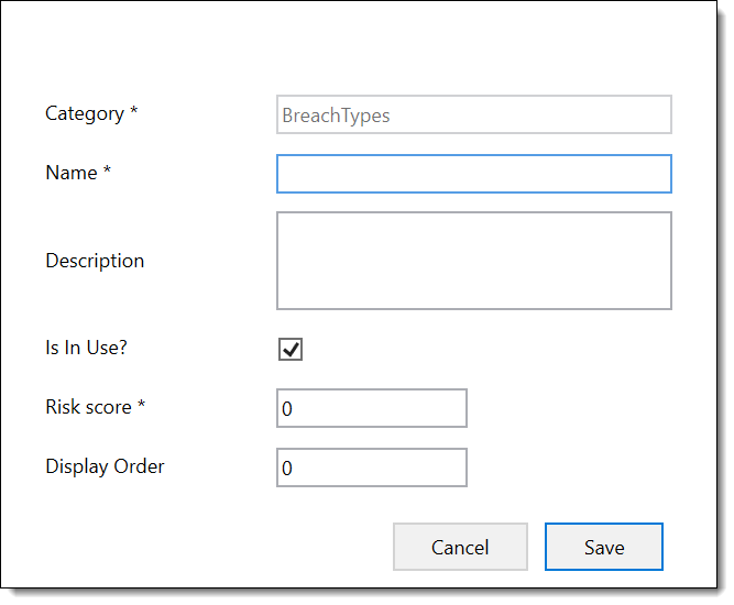 Creating a property bag category step 2