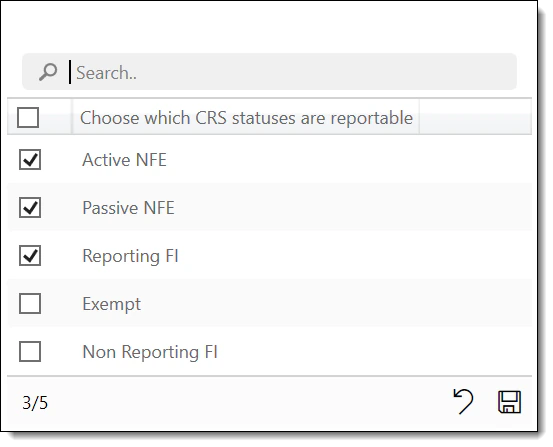 FATCA and CRS classifications