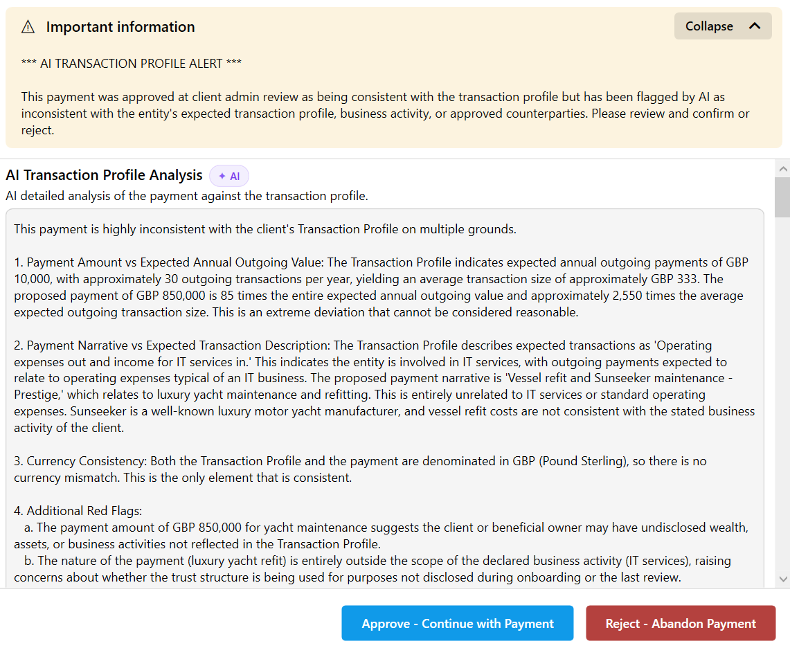 PlainSail AI workflow main view
