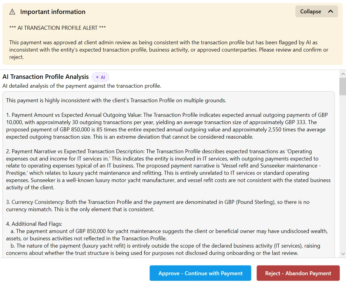 PlainSail AI workflow main view