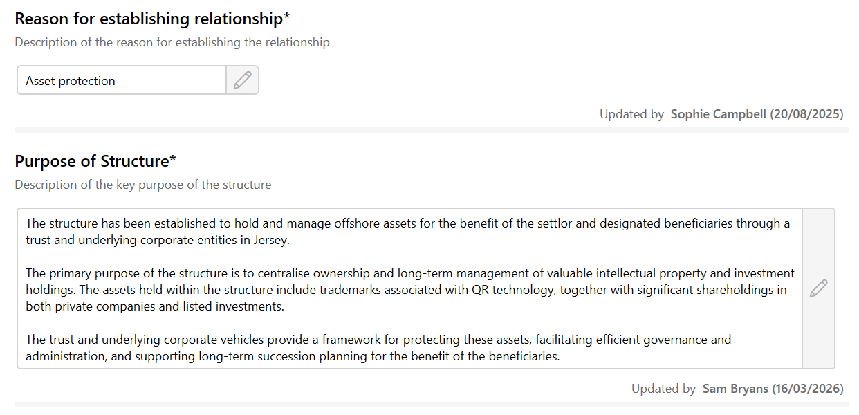 PlainSail open compliance inventory item